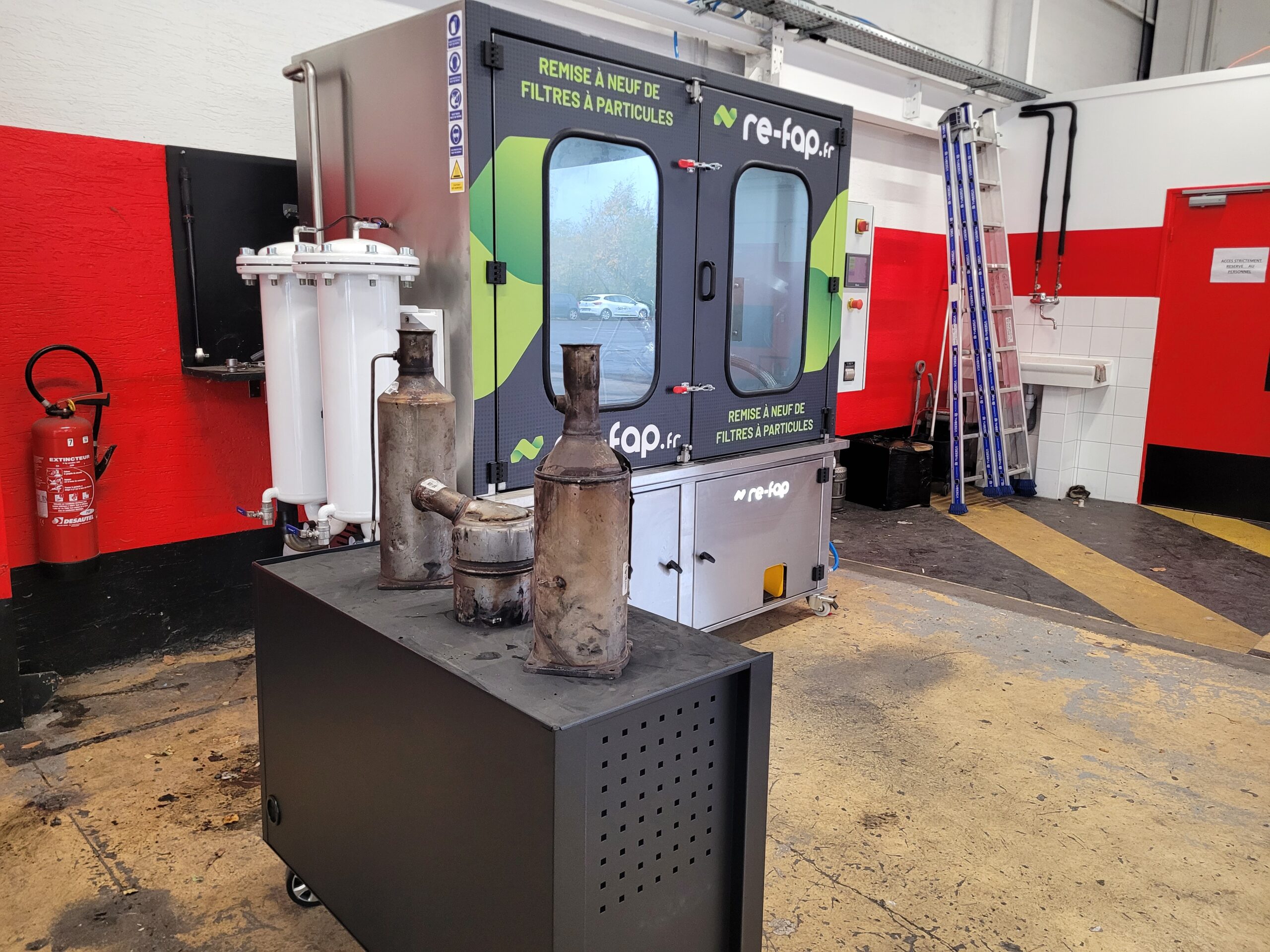 Installation machine Re-FAP Lambres-lez-Douai