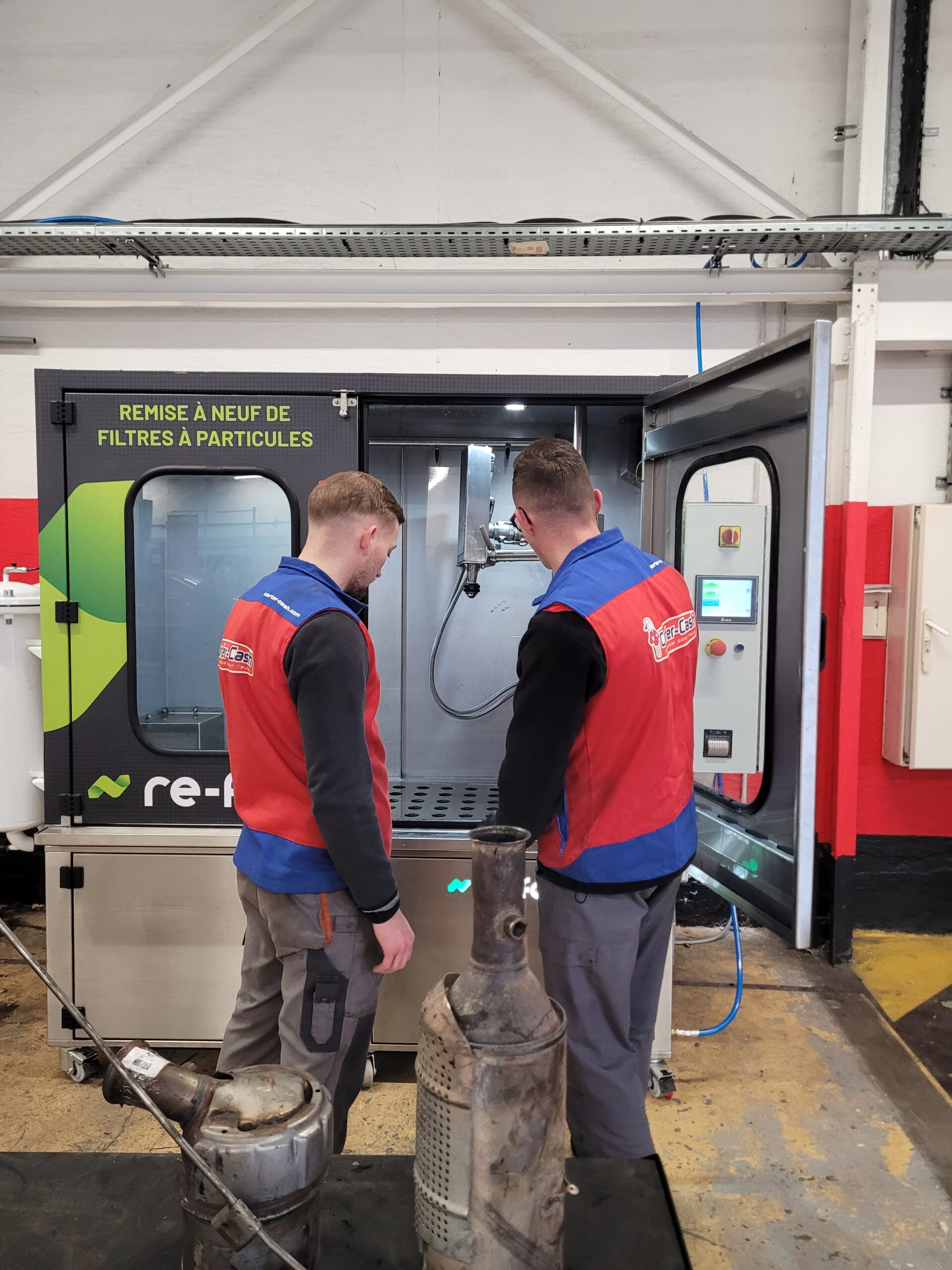 Nettoyage FAP en cours chez Carter-Cash Lambres