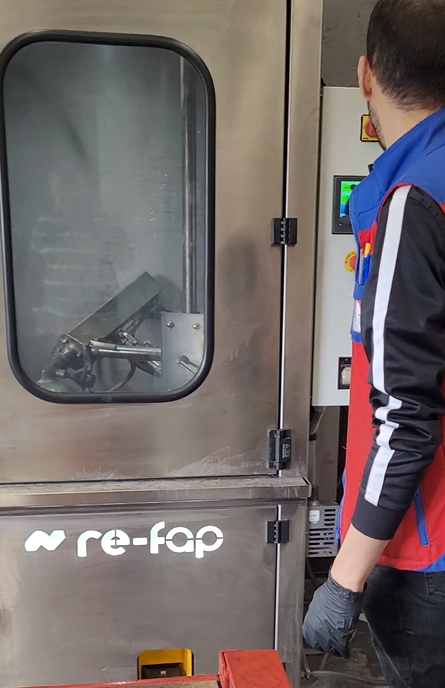 Machine de nettoyage FAP Re-FAP à Thiais
